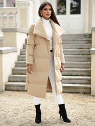 Dámska bunda béžová OZONEE JS/M737/62Z