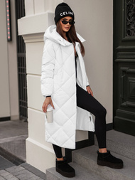 Dámska bunda biela OZONEE JS/5M3173/281Z