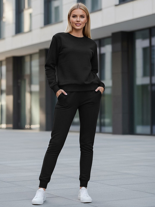 Dámska dvojdielna tepláková súprava Čierny OZONEE JS/CKW01