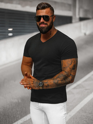 Pánske Tričko Čierne OZONEE JS/712007Z