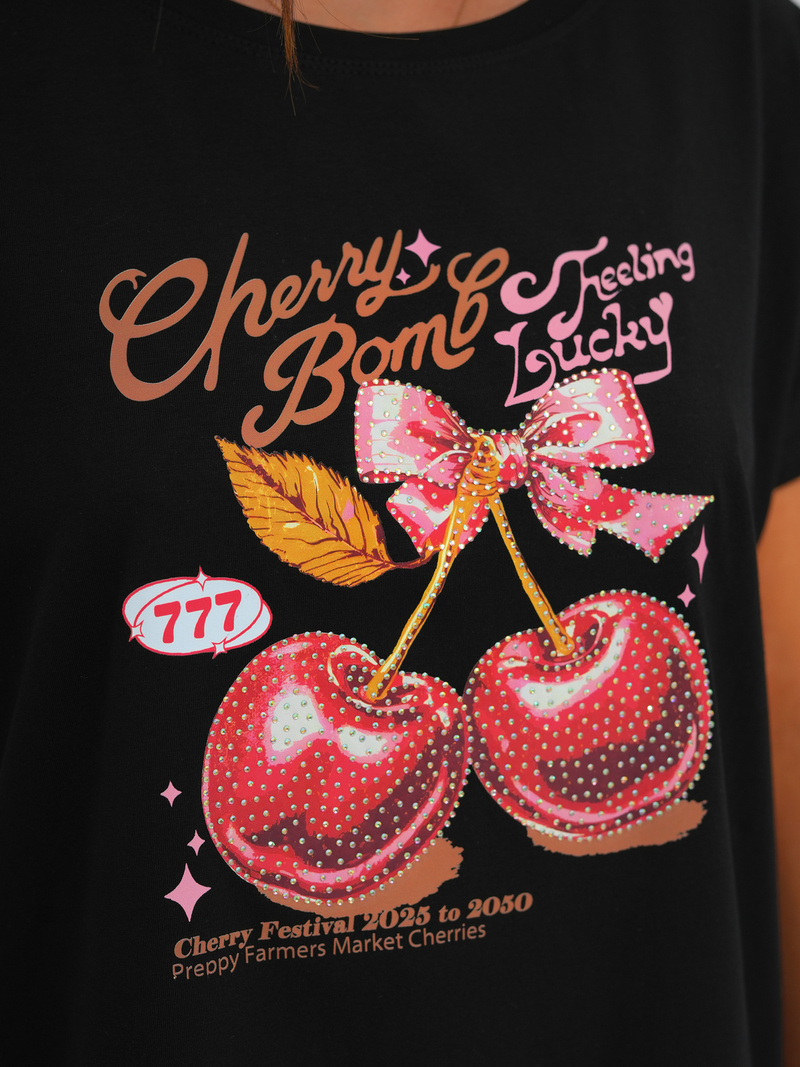 Dámske Tričko Čierne OZONEE JS/95T2568/3