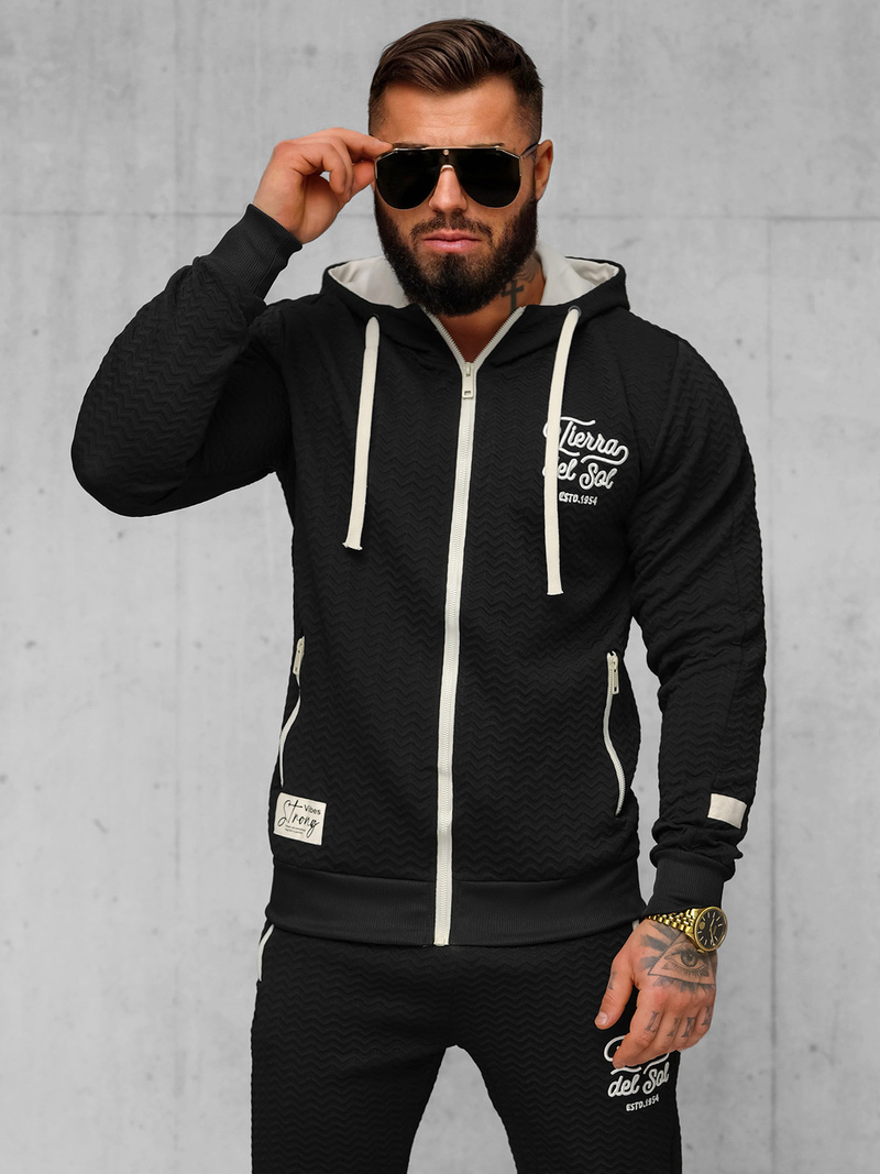 Pánska Tepláková Súprava Čierny OZONEE O/FF5032AB