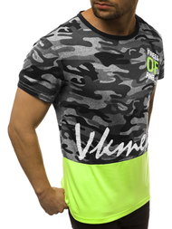 Pánske Tričko grafitový OZONEE JS/SS10978