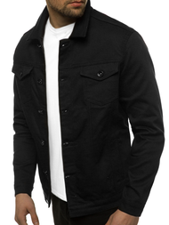 Pánska Riflová bunda Čierna OZONEE BN/6015