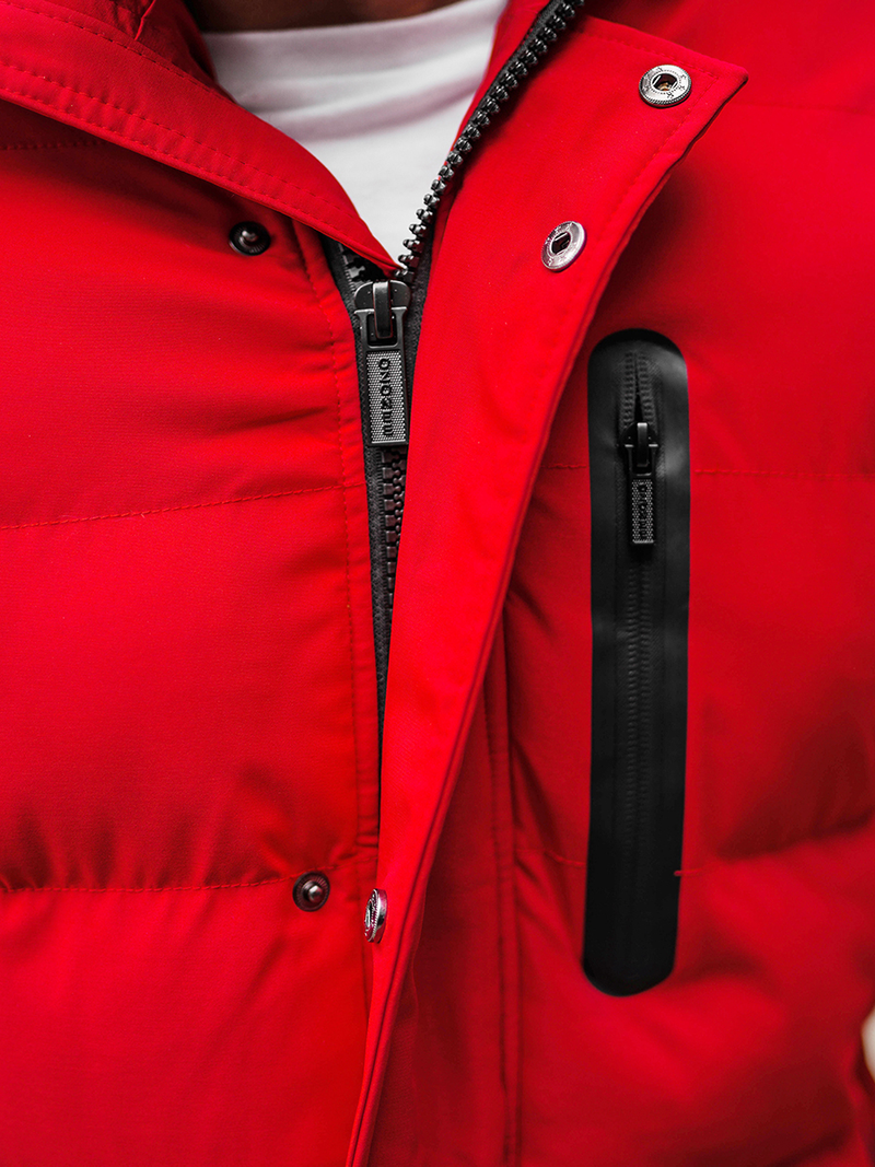 Pánska Bunda Červená OZONEE O/M798