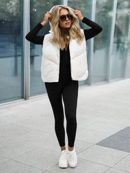 Dámska Vesta Biela OZONEE JS/16M9291/281