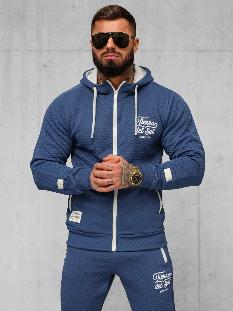 Pánska Tepláková Súprava Indigo OZONEE O/FF5032AB