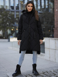 Dámska bunda čierna OZONEE JS/5M3168/392