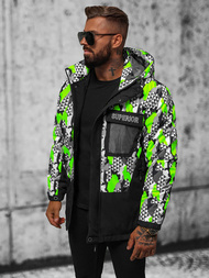 Pánska Bunda Maskáčovo-Zelená OZONEE JS/M36/406