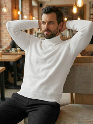 Pánsky Sveter Biele OZONEE JS/59B3603/1