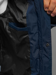 Pánska Bunda Námornícka Modrá OZONEE JS/5M771/215