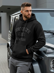 Pánska Mikina Čierna OZONEE JS/8B1969/3