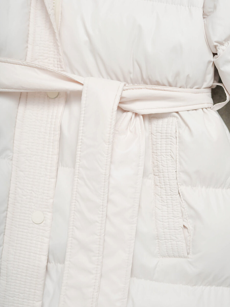 Dámska bunda ecru OZONEE JS/5M3253/281Z