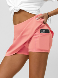 Športová sukňa s legínami prášková ružová OZONEE JS/17K568/37