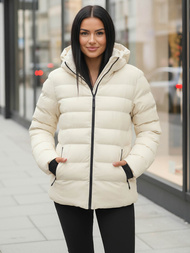 Dámska Zimná Bunda Ecru OZONEE JS/M769/281
