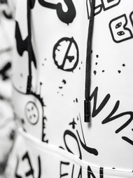 Pánska Mikina Biela OZONEE JS/8B1227/1