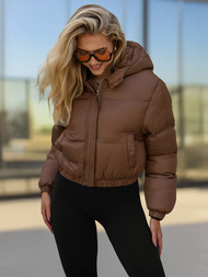 Dámska Bunda Čokoláda OZONEE JS/5M3260/158Z