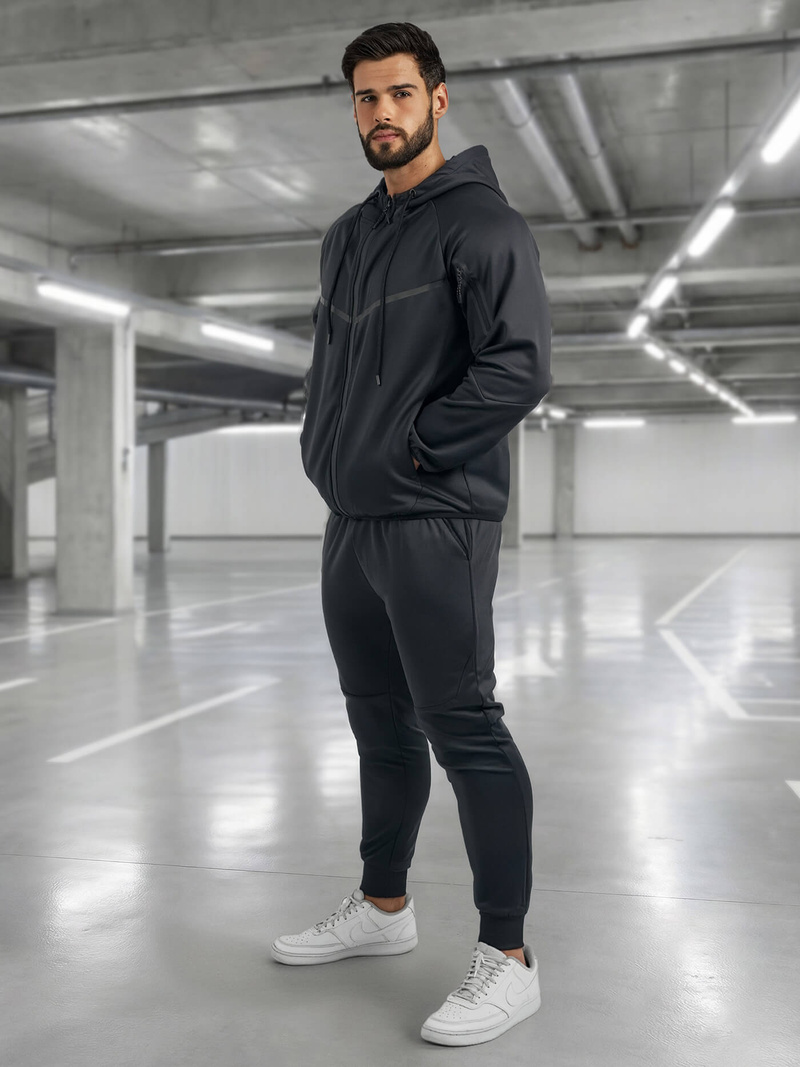 Pánska Tepláková Súprava Námornícka Modrá OZONEE JS/8C1966/25