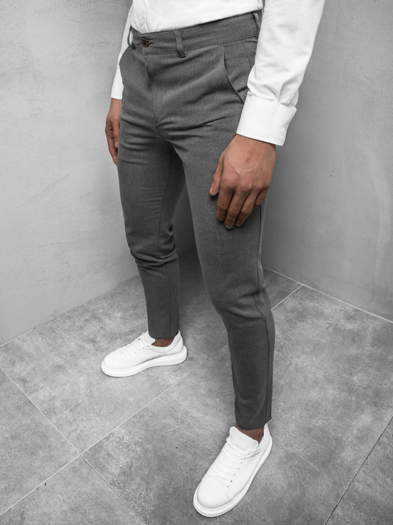 Pánske nohavice grafitové OZONEE DJ/5502