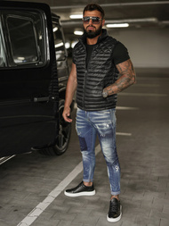 Pánska Vesta Čierna OZONEE JS/16M9333/392BZ