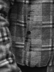 Pánska Bunda Sivá OZONEE O/3A58