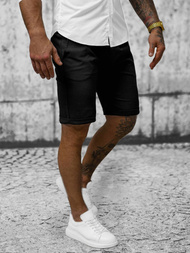 Pánske Chino Kraťasy Čierne OZONEE O/P4052