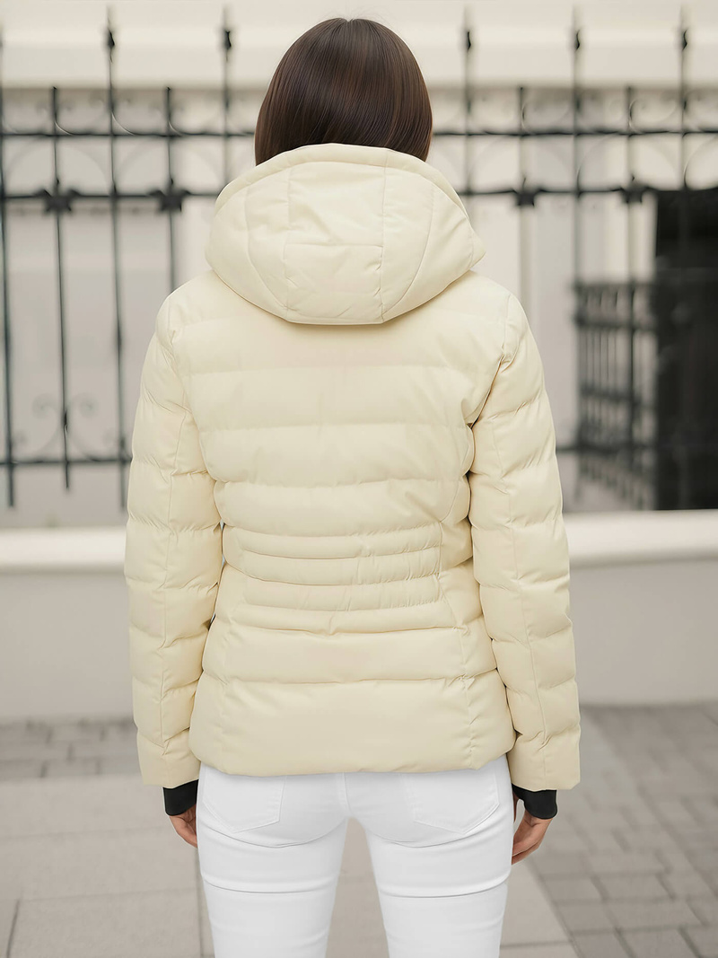 Dámska Zimná Bunda Ecru OZONEE JS/M769/281Z