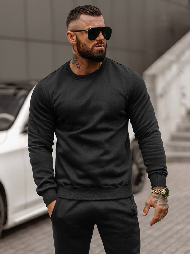 Pánska Tepláková Súprava Čierny OZONEE JS/68C10380/3Z