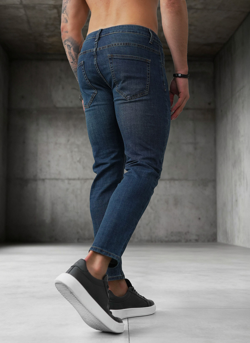 Pánske Rifle Tmavomodré OZONEE O/JK2895A