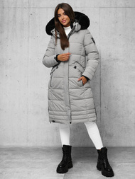 Dámska bunda sivé OZONEE O/W377