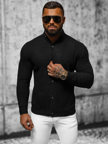 Pánsky Sveter Čierny OZONEE NB/MM6020/4