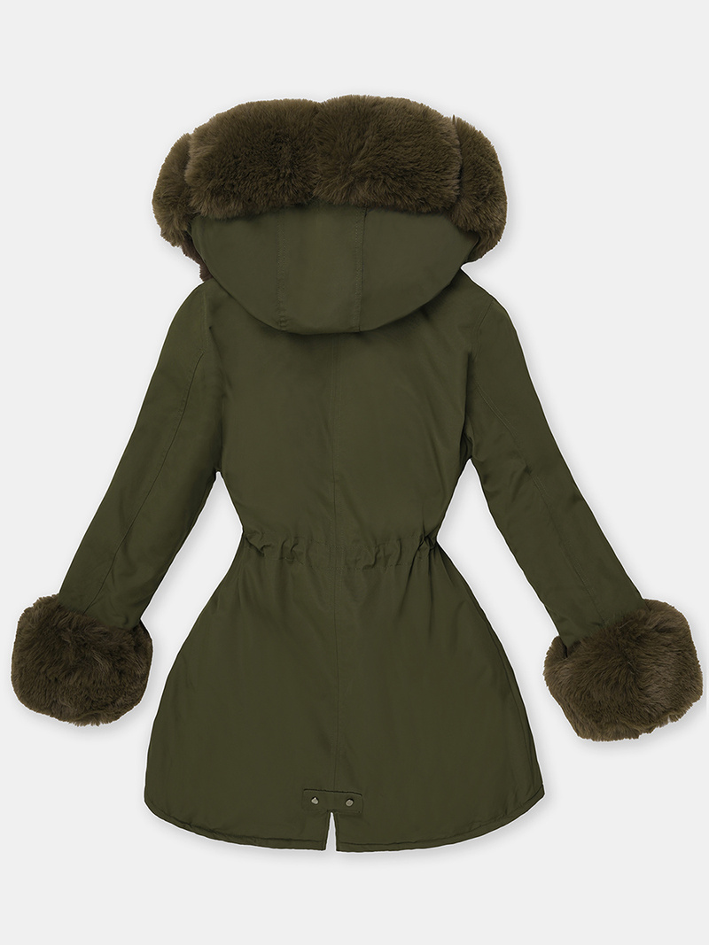 Dámska Zimná Bunda Zelená OZONEE JS/16M9062/136