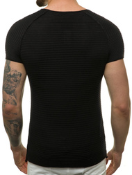 Pánsky sveter Čierny OZONEE L/2297