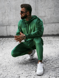 Pánska Tepláková Súprava Zelený OZONEE O/D7517