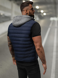 Pánska Vesta Námornícka Modrá OZONEE JS/8M983/215