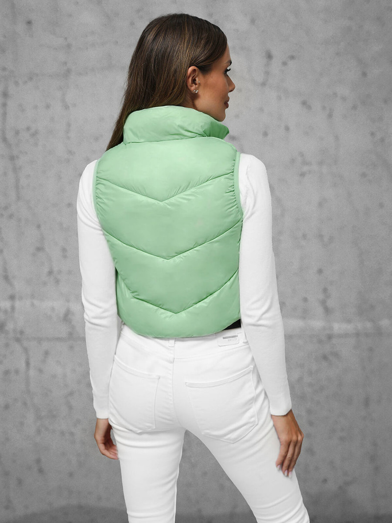 Dámska vesta mentolová OZONEE O/H908Z