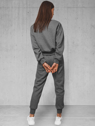 Dámska dvojdielna tepláková súprava grafitová OZONEE JS/8C71/5