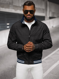 Pánska Bunda Čierna OZONEE JS/5M3101/392Z