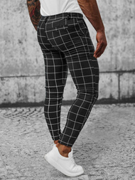 Pánske Chino Nohavice Čierne OZONEE O/P4009