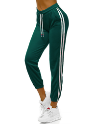 Dámske tepláky Tmavo-Zelené OZONEE JS/1020/A18