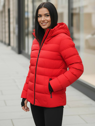 Dámska Zimná Bunda Červená OZONEE JS/M769/270