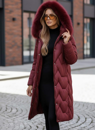 Dámska Zimná Bunda Bordová OZONEE JS/5M3229/1