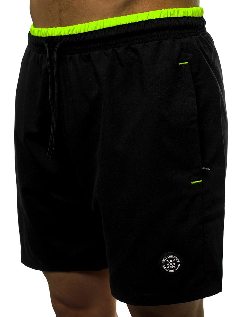 Pánske kúpacie šortky Čierne OZONEE MAD/4262