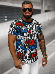 Pánske Tričko Čierne OZONEE O/T1271/3