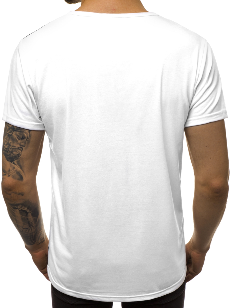 Pánske Tričko Biele OZONEE JS/KS1983