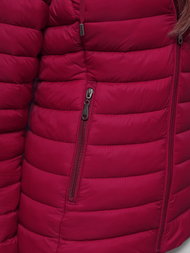 Dámska Bunda Bordová OZONEE JS/16M9101/06