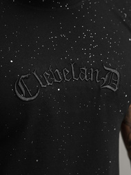 Pánske Tričko Čierne OZONEE O/QQ1386