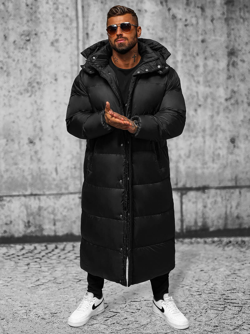 Pánska Bunda Čierna OZONEE O/M3202