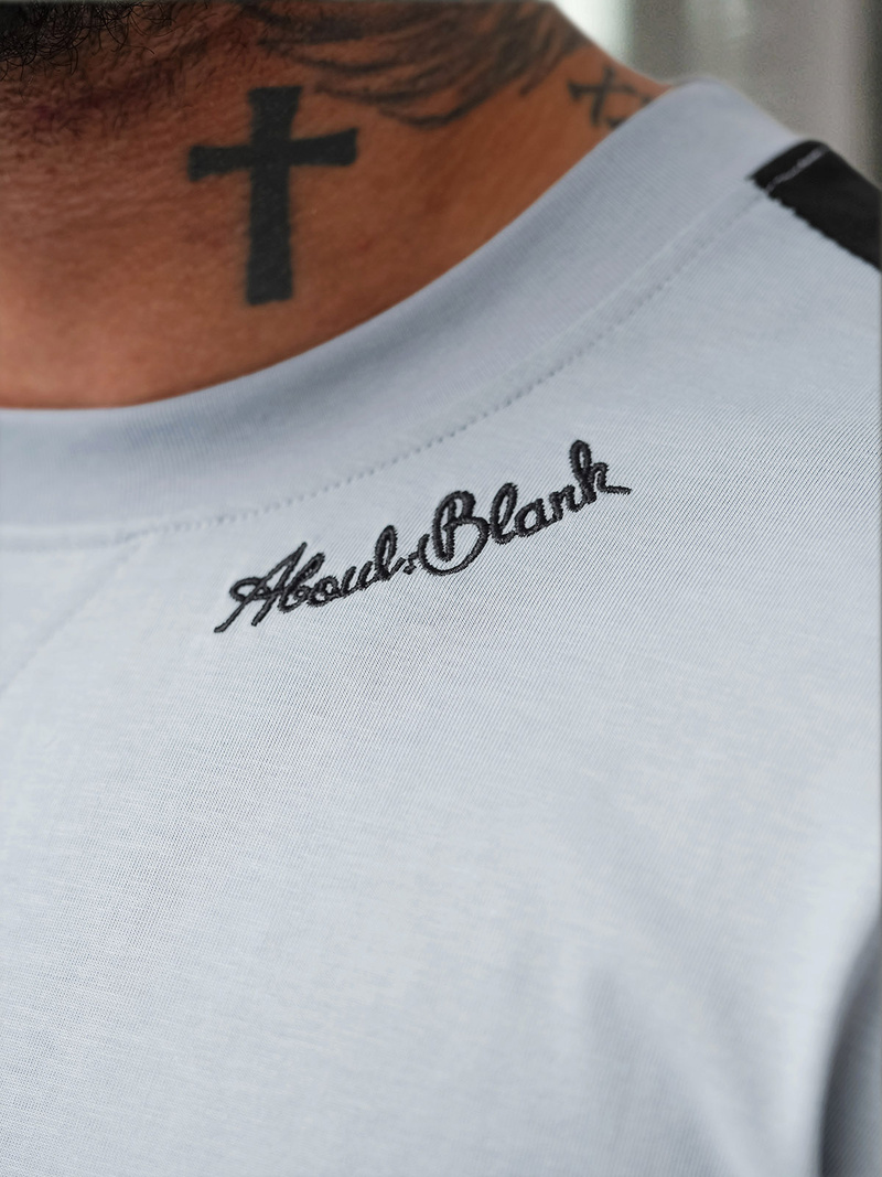 Pánske Tričko Svetlo Modrá OZONEE O/QQ1195