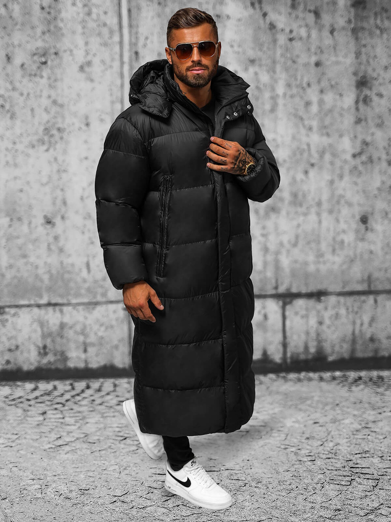 Pánska Bunda Čierna OZONEE O/M3202